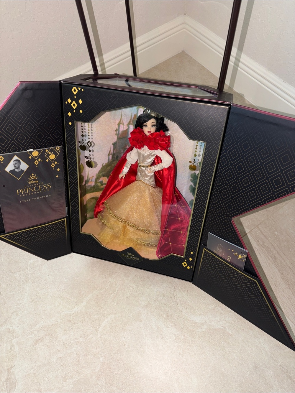 Disney Princess Snow White Collector Doll in Red and Gold